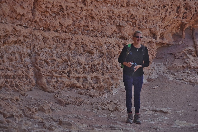 hiking Cathedral Wash